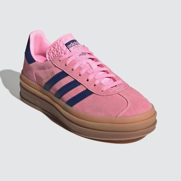 Adidas Women's Pink Gazelle Sneakers - Picture 2 of 5